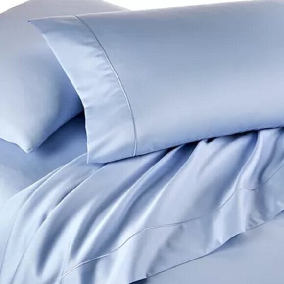 new POOL BLUE Charter Club Sleep Luxe 800 TC 100% Cotton Sateen KING Sheet Set - Picture 8 of 8
